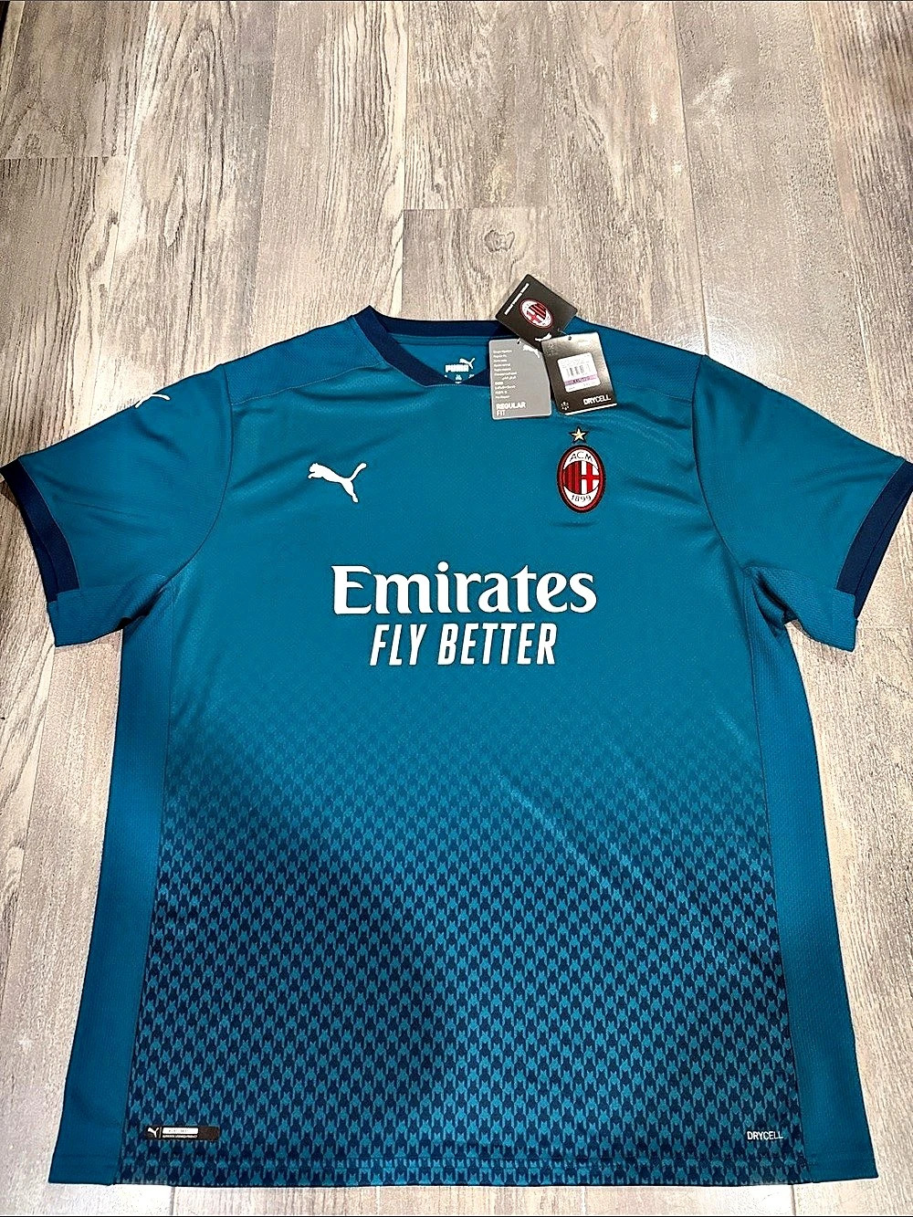 Puma AC Milan 2023/24 Away Jersey Men's Blue XXL NWT